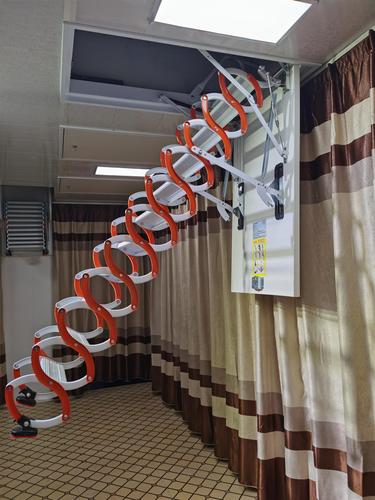 包头室内手动伸缩楼梯生产厂家 欢迎来电咨询